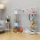 Customizable 12-Cube Metal Storage Shelf - Easy Assembly 4