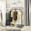 Industrial Style Heavy Duty Clothes Rack with Wheels 2