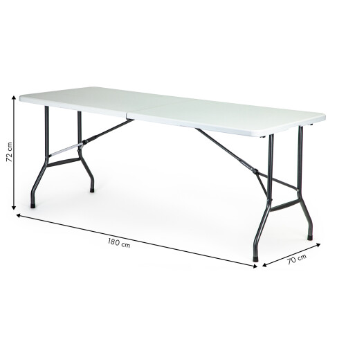 Garden banquet catering table, foldable 180 2