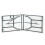 Garden banquet catering table, foldable 180 4