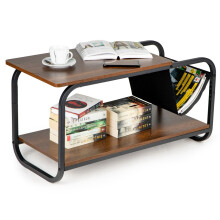 Moderner Loft-Couchtisch, 2 Ebenen ModernHome
