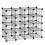 15-Pair Shoe Rack: Sturdy, DIY, Easy Assembly, Black 5