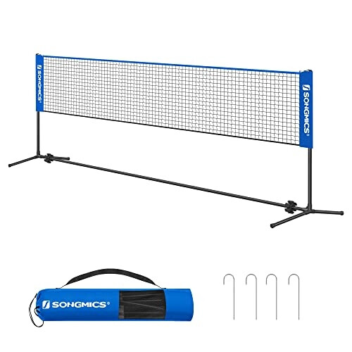 Adjustable Height Net for Badminton, Volleyball, Pickleball
