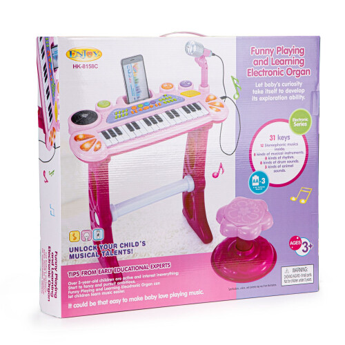 Keyboard-Orgelklavier mit Mikrofon mp3 2
