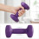 15-Min Home Workout Dumbbell Set with Storage Rack 7