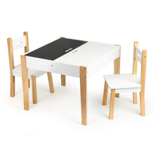 Tisch mit zwei Stühlen Kindermöbelset ECOTOYS 1