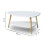 Moderner Couchtisch, Regal, Holzbeine, ModernHome weiß 5