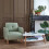 Moderner Couchtisch, Regal, Holzbeine, ModernHome weiß 7