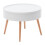 Runder Couchtisch mit Stauraum, 60 cm 4