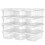 Stackable Clear Shoe Boxes with Lids, Dustproof 1