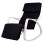 Rocking chair adjustable footrest white and black 10