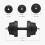 Adjustable 20kg Dumbbell Set with Non-Slip Handles 5