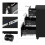 3-Drawer Rolling Office Cabinet with Lock and Wheels 6