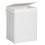 Handwoven White Laundry Hamper with Removable Liner 1