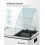 3-Compartment Soft-Close Pedal Recycling Bin, White, 54L 5