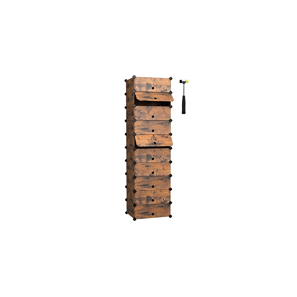 Customizable Stackable Shoe Rack for Optimal Space Saving