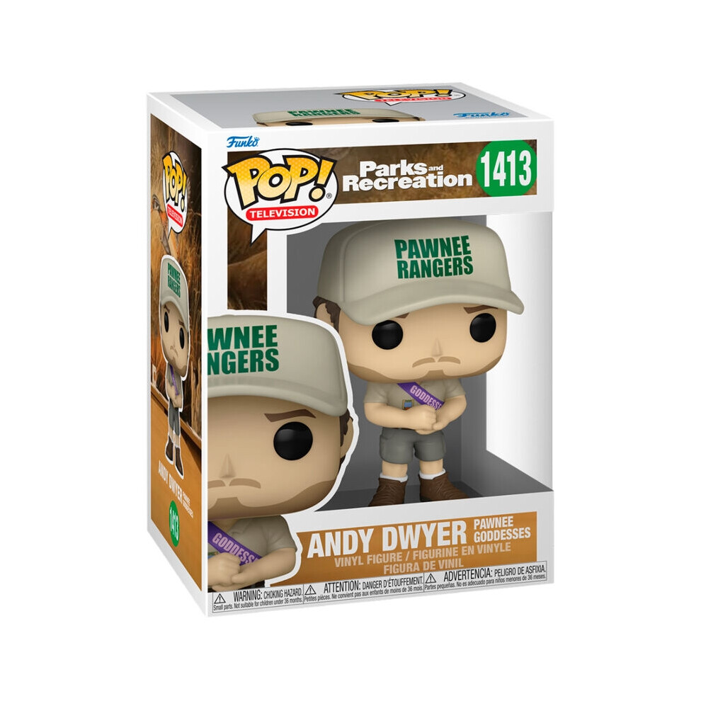 POP figure Parks & Recreation Andy with Sash