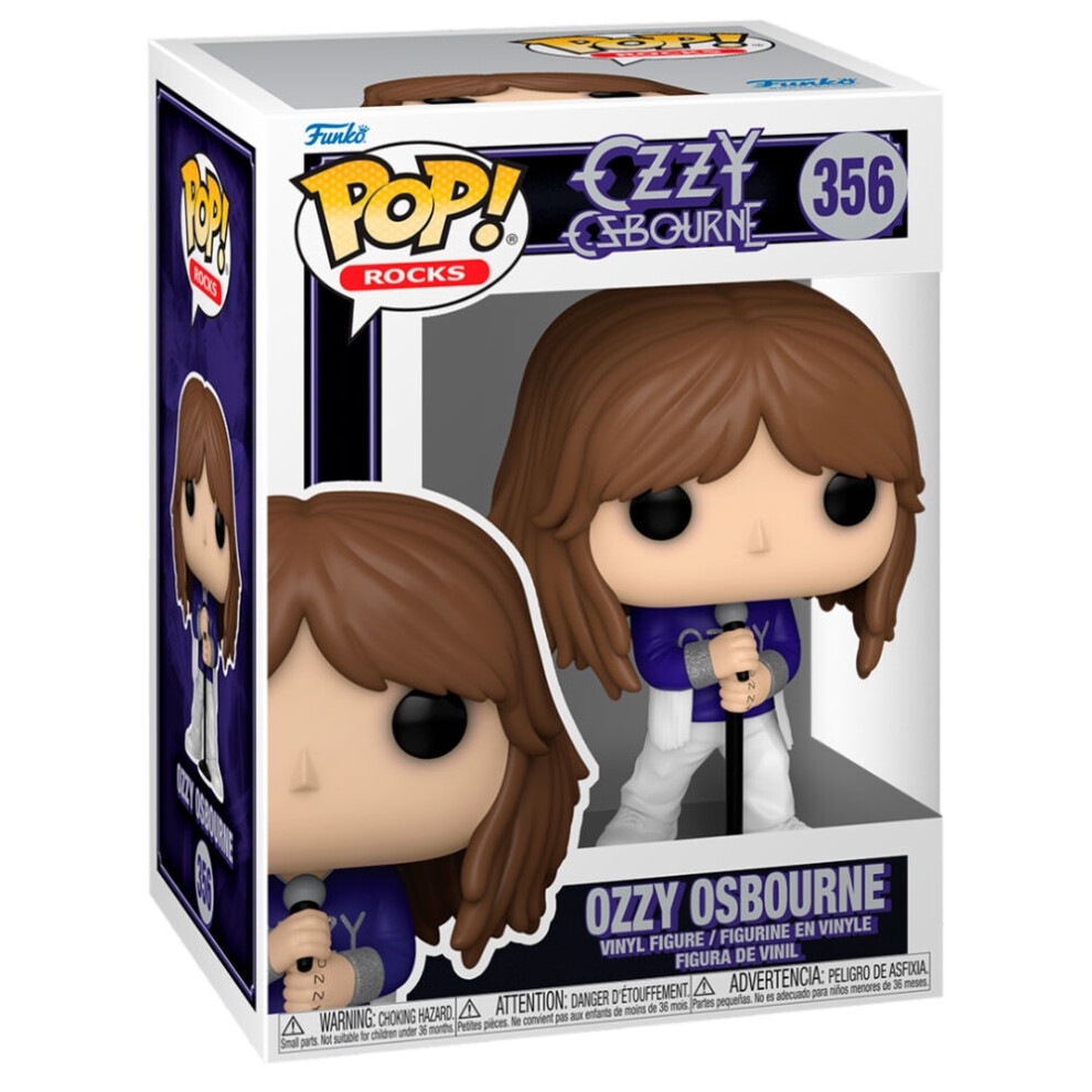 Photos - Action Figures / Transformers Funko POP! Rocks Ozzy Osbourne Vinyl Figure, 9cm, Window Box Gift