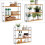 3-Tier Bamboo Rack: Adjustable, Wall-Mount or Free-Standing 7