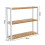 3-Tier Bamboo Rack: Adjustable, Wall-Mount or Free-Standing 4