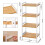 Natural Bamboo Shelf: Organize & Refresh Any Room Easily 4