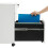 Compact Steel File Cabinet with 3 Drawers & Lockable Wheels 7