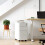 Compact Steel File Cabinet with 3 Drawers & Lockable Wheels 2