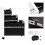 Compact Steel File Cabinet with 3 Drawers & Lockable Wheels 4