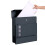 Modern Anthracite Grey Letterbox with Lock 3