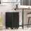 Compact Office Storage Cabinet with 3 Drawers & Wheels 3