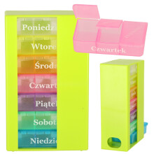 Pillendosen-Organizer, wöchentlicher 7-Tage-Stand