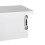 Floating Wall Shelf with 3 Drawers, White, 80cm 7