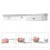 Floating Wall Shelf with 3 Drawers, White, 80cm 6