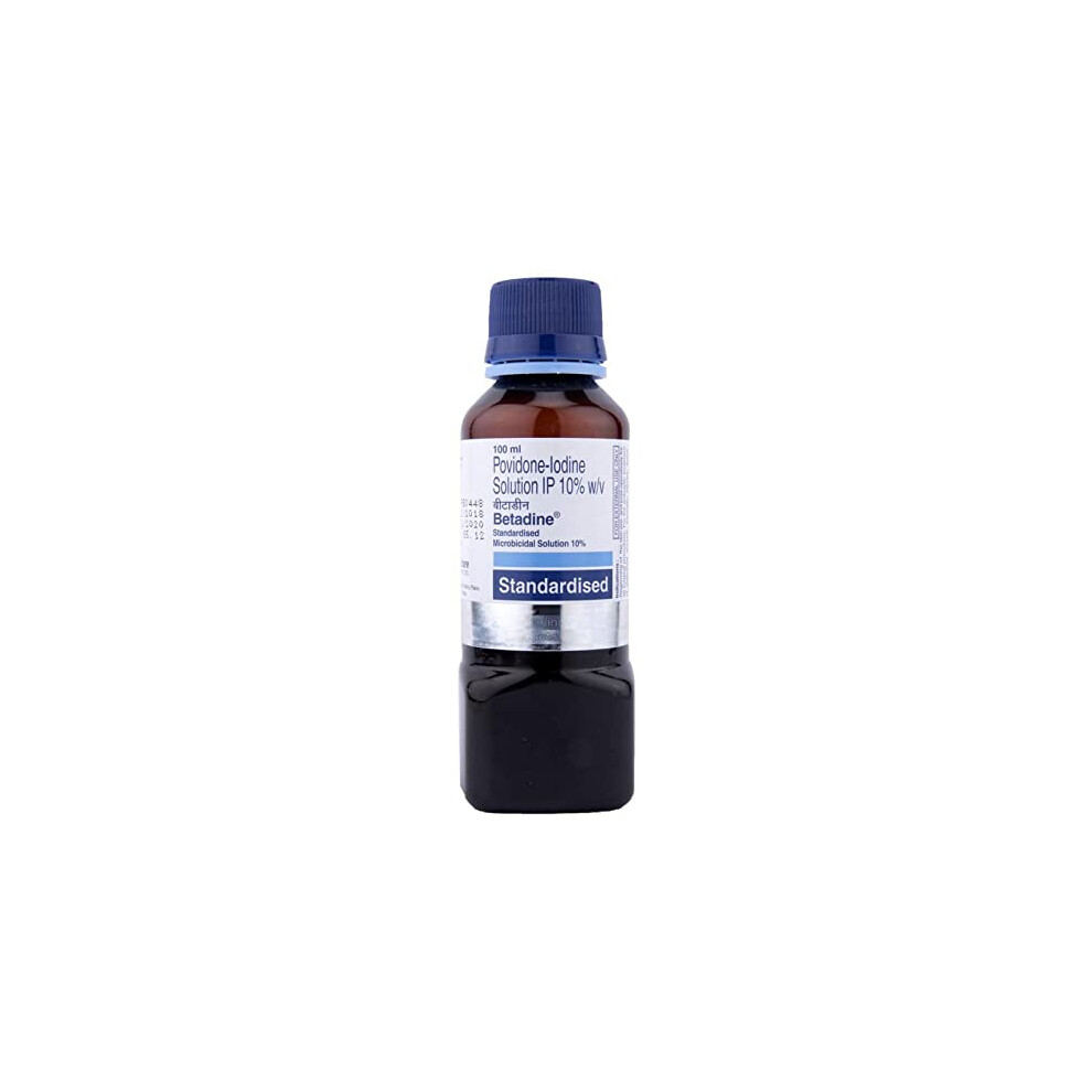 Betadine 10% Solution Antiseptic & Disinfectant agent - 100ml