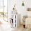 Narrow Rolling Storage Cart with 4 Drawers & Wheels 7