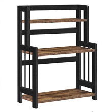 3-Tier Bamboo Spice Rack for Kitchen Organization