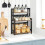 3-Tier Bamboo Spice Rack for Kitchen Organization 2