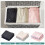 Large 3-Compartment Laundry Hamper with Lid & Wheels 5