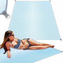 Strandmattendecke sandfrei XXL 200x200cm