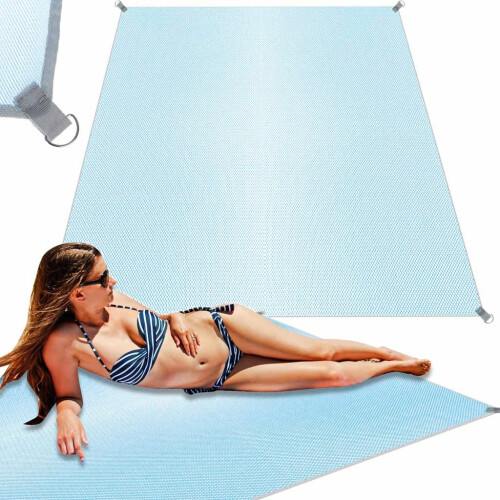 Strandmattendecke sandfrei XXL 200x200cm