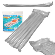BESTWAY 44013 Aufblasbare Schwimmmatratze grau