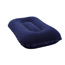 BESTWAY 67121 Aufblasbares Velours-Reisekissen, Marineblau
