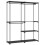Large Capacity Wardrobe with 3 Hanging Sections & Shelves 1