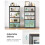 Heavy Duty Shelving Unit with Adjustable Rustic Wood Shelves 2