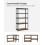 Heavy Duty Shelving Unit with Adjustable Rustic Wood Shelves 4