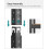 Heavy Duty Shelving Unit with Adjustable Rustic Wood Shelves 6