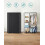 Black Fabric Wardrobe with Shelves and Hanging Rail 3