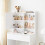 Minimalist White Dressing Table with Mirror & Storage 3