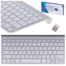 Smart-TV-Funktastatur silber