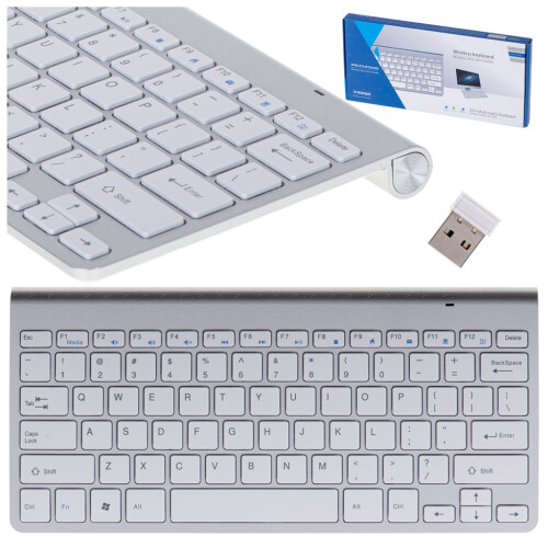 Smart-TV-Funktastatur silber